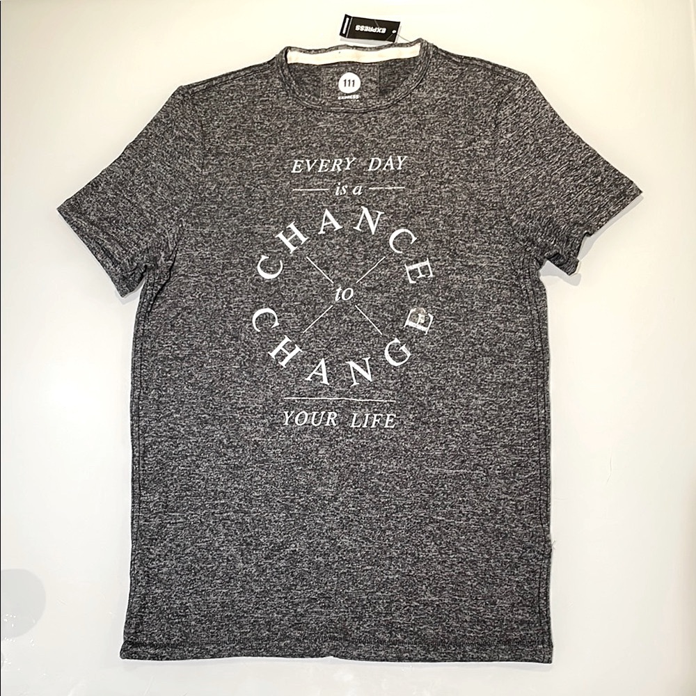 *NEW* EXPRESS Gray Men's T-Shirt